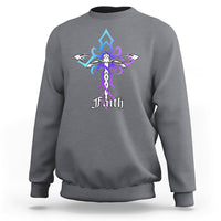 Dragonfly Cross Jesus Faith Christian God Believer Spiritual Religious Shirt, Dragonfly T-shirt, Dragonfly Gift, Insect Lover Shirt, Spiritual Shirt, Nature Lover Gift Sweatshirt - Wonder Print Shop