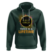 Total Solar Eclipse Hoodie Twice In A Life Time American Totality 2024 2017 - Wonder Print Shop