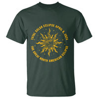 Celestial Total Solar Eclipse T Shirt April 8 2024 The Great North American Eclipse - Wonder Print Shop