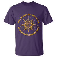 Celestial Total Solar Eclipse T Shirt April 8 2024 The Great North American Eclipse - Wonder Print Shop