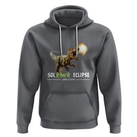 Total Solar Eclipse Dinosaur Hoodie Solrawr Eclipse April 8 2024 - Wonder Print Shop