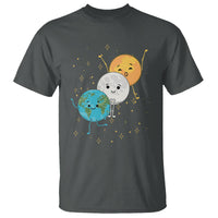 Funny Total Solar Eclipse T Shirt Cute Earth Moon Sun American Totality April 8 2024 - Wonder Print Shop
