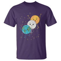 Funny Total Solar Eclipse T Shirt Cute Earth Moon Sun American Totality April 8 2024 - Wonder Print Shop