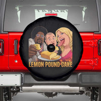 Funny Lemon Pound Cake Meme Spare Tire Cover Retro Edgy Music Humor Gift for Party Lovers