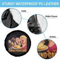 Funny Lemon Pound Cake Meme Spare Tire Cover Retro Edgy Music Humor Gift for Party Lovers