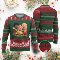 Funny Lemon Pound Cake Meme Ugly Christmas Sweater Retro Edgy Music Humor Gift for Party Lovers
