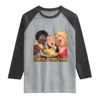 Funny Lemon Pound Cake Meme Raglan Shirt Retro Edgy Music Humor Gift for Party Lovers