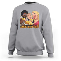 Funny Lemon Pound Cake Meme Sweatshirt Retro Edgy Music Humor Gift for Party Lovers