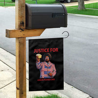 Justice for Lemon Pound Cake Garden Flag Funny Viral Edgy Meme Courtroom Parody Rap Fans