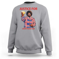 Justice for Lemon Pound Cake Sweatshirt Funny Viral Edgy Meme Courtroom Parody Rap Fans