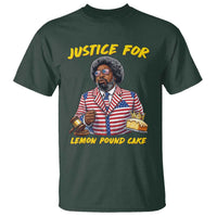 Justice for Lemon Pound Cake Funny Viral Meme T Shirt Edgy Hip Hop Humor Parody Gift for Rap Fans