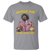 Justice for Lemon Pound Cake Funny Viral Meme T Shirt Edgy Hip Hop Humor Parody Gift for Rap Fans