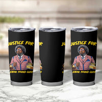 Justice for Lemon Pound Cake Funny Viral Meme Tumbler Cup Edgy Hip Hop Humor Parody Gift for Rap Fans