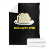 Lemon Pound Cake Funny Meme Throw Blanket Viral Edgy Hip Hop Humor Parody Gift for Rap Fans