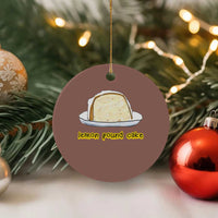 Lemon Pound Cake Funny Meme Ceramic Ornament Viral Edgy Hip Hop Humor Parody Gift for Rap Fans