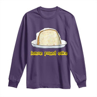 Lemon Pound Cake Funny Meme Long Sleeve Shirt Viral Edgy Hip Hop Humor Parody Gift for Rap Fans