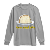 Lemon Pound Cake Funny Meme Long Sleeve Shirt Viral Edgy Hip Hop Humor Parody Gift for Rap Fans