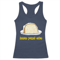 Lemon Pound Cake Funny Meme Racerback Tank Top Viral Edgy Hip Hop Humor Parody Gift for Rap Fans