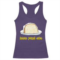 Lemon Pound Cake Funny Meme Racerback Tank Top Viral Edgy Hip Hop Humor Parody Gift for Rap Fans
