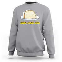 Lemon Pound Cake Funny Meme Sweatshirt Viral Edgy Hip Hop Humor Parody Gift for Rap Fans