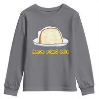 Lemon Pound Cake Funny Meme Youth Sweatshirt Viral Edgy Hip Hop Humor Parody Gift for Rap Fans
