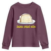 Lemon Pound Cake Funny Meme Youth Sweatshirt Viral Edgy Hip Hop Humor Parody Gift for Rap Fans
