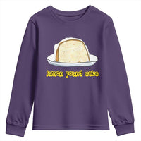 Lemon Pound Cake Funny Meme Youth Sweatshirt Viral Edgy Hip Hop Humor Parody Gift for Rap Fans