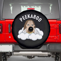 Peekaboo Jesus Funny Christian Spare Tire Cover Faith Humor Savior in Clouds Religious Meme