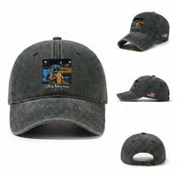 Funny Raccoon Baseball Game Day Meme Washed Cotton Baseball Cap I Live Here Now Trash Panda Iced Coffee Night