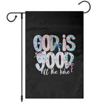 God Is Good All The Time Coquette Christian Faith Garden Flag Floral Patchwork Aesthetic Bow Cute Religious Gift