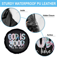 God Is Good All The Time Coquette Christian Faith Spare Tire Cover Floral Patchwork Aesthetic Bow Cute Religious Gift