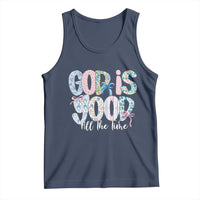 God Is Good All The Time Coquette Christian Faith Tank Top Floral Patchwork Aesthetic Bow Cute Religious Gift