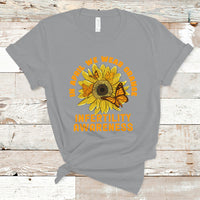Infertility IVF T Shirt In April We Wear Orange Infertility Awareness Week Support - Wonder Print Shop