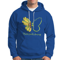 Mental Health Matters Hoodie Mental Health Awareness Butterfly Its Okay To Not Be Okay - Wonder Print Shop