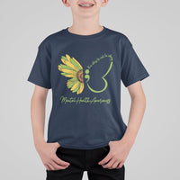 Mental Health Matters T Shirt For Kid Mental Health Awareness Butterfly Its Okay To Not Be Okay - Wonder Print Shop