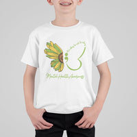 Mental Health Matters T Shirt For Kid Mental Health Awareness Butterfly Its Okay To Not Be Okay - Wonder Print Shop