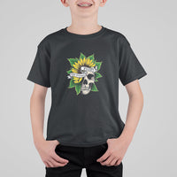 Mental Health Matters T Shirt For Kid Mental Health Awareness Fight the Stigma Mental Health Matters Flower Skull Support - Wonder Print Shop