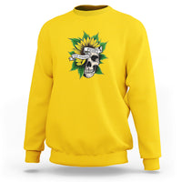 Mental Health Matters Sweatshirt Mental Health Awareness Fight the Stigma Mental Health Matters Flower Skull Support - Wonder Print Shop