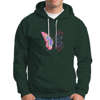 Mental Health Matters Hoodie Be Kind Mental Health Matters Floral Butterfly Motivational Mental Health Awareness - Wonder Print Shop