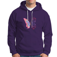 Mental Health Matters Hoodie Be Kind Mental Health Matters Floral Butterfly Motivational Mental Health Awareness - Wonder Print Shop