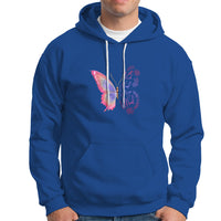 Mental Health Matters Hoodie Be Kind Mental Health Matters Floral Butterfly Motivational Mental Health Awareness - Wonder Print Shop