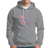 Mental Health Matters Hoodie Be Kind Mental Health Matters Floral Butterfly Motivational Mental Health Awareness - Wonder Print Shop