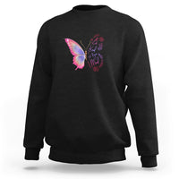 Mental Health Matters Sweatshirt Be Kind Mental Health Matters Floral Butterfly Motivational Mental Health Awareness - Wonder Print Shop