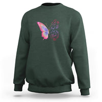 Mental Health Matters Sweatshirt Be Kind Mental Health Matters Floral Butterfly Motivational Mental Health Awareness - Wonder Print Shop