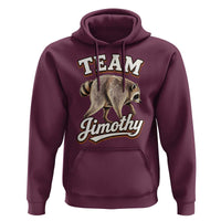 Team Jimothy Funny Viral Seattle Raccoon Legend Hoodie Trash Panda Meme Vintage Sports Style Graphic