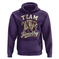 Team Jimothy Funny Viral Seattle Raccoon Legend Hoodie Trash Panda Meme Vintage Sports Style Graphic