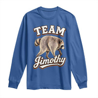 Team Jimothy Funny Viral Seattle Raccoon Legend Long Sleeve Shirt Trash Panda Meme Vintage Sports Style Graphic