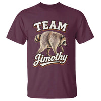Team Jimothy Funny Viral Seattle Raccoon Legend T Shirt Trash Panda Meme Vintage Sports Style Graphic