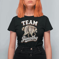 Team Jimothy Funny Viral Seattle Raccoon Legend T Shirt For Women Trash Panda Meme Vintage Sports Style Graphic