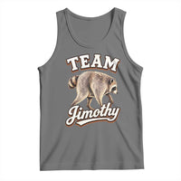 Team Jimothy Funny Viral Seattle Raccoon Legend Tank Top Trash Panda Meme Vintage Sports Style Graphic